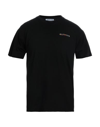 Applecore Man T-shirt Black Size S Cotton