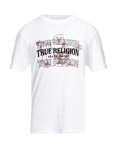 True Religion Man T-shirt White Size Xl Cotton