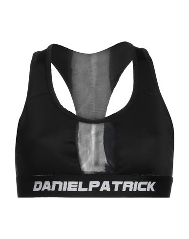 Daniel Patrick Woman Top Black Size M Polyester, Elastane