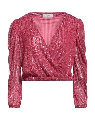Soallure Woman Top Fuchsia Size 4 Polyester, Elastane In Pink