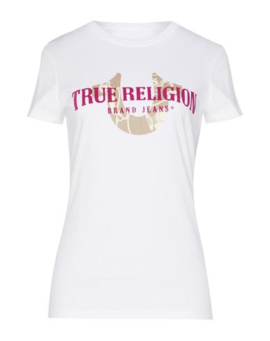 True Religion Woman T-shirt Off White Size L Cotton