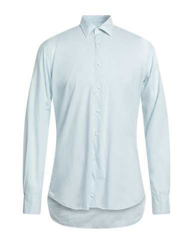Xacus Man Shirt Sky Blue Size 17 Cotton