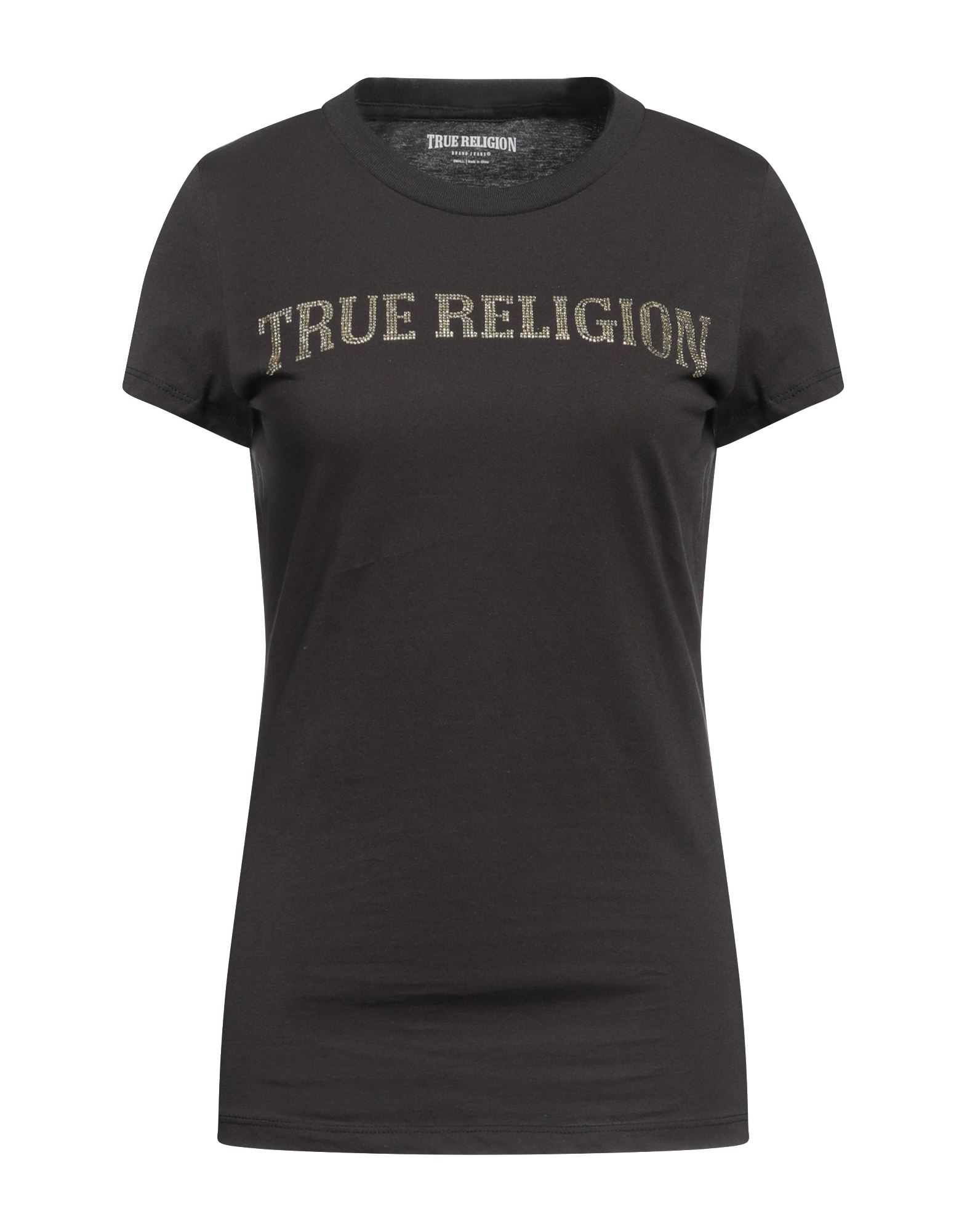 《セール開催中》TRUE RELIGION レディース T シャツ ブラック XS コットン 100%