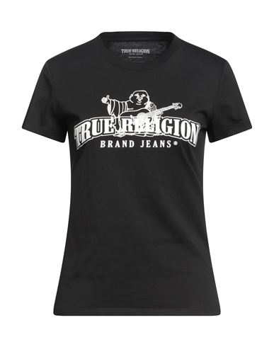 True Religion Woman T-shirt Black Size L Cotton