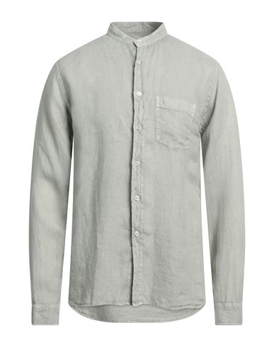 Xacus Man Shirt Sage Green Size 16 ½ Linen