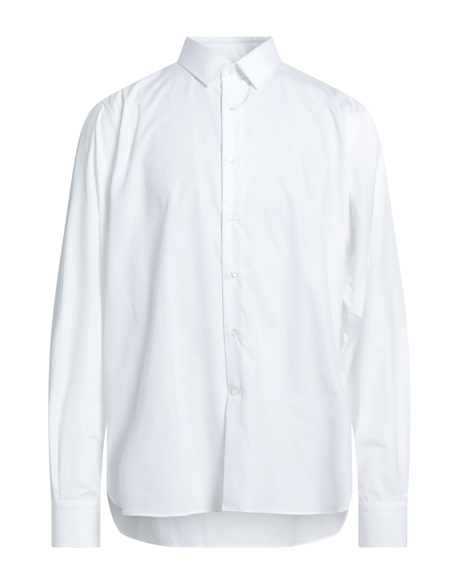 VALENTINO カジュアルシャツ 38(S位) 茶x白xグレー(総柄)