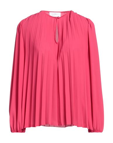 Soallure Woman Blouse Fuchsia Size 8 Polyester In Pink