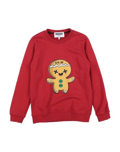 Mousse Dans La Bouche Babies'  Toddler Boy Sweatshirt Red Size 6 Cotton