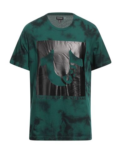 True Religion Man T-shirt Emerald Green Size Xl Cotton