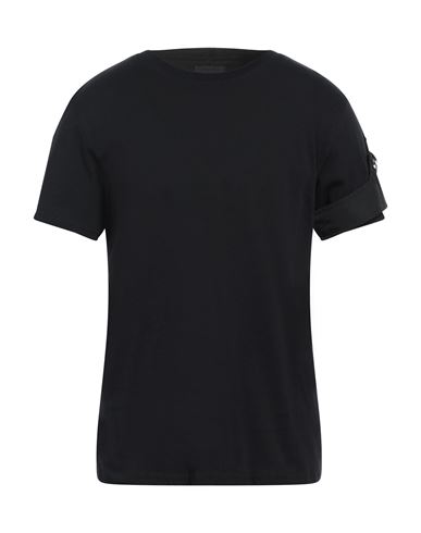 Les Hommes Man T-shirt Black Size 3xl Cotton