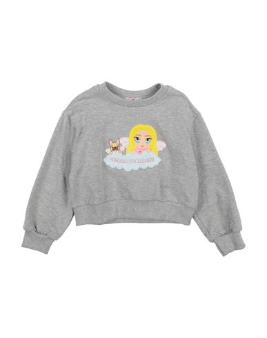 Chiara Ferragni Babies'  Toddler Girl Sweatshirt Grey Size 4 Cotton, Elastane
