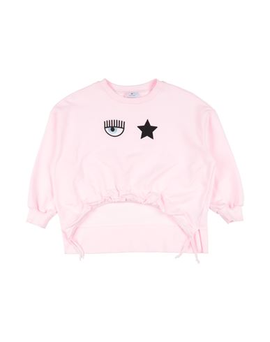 Chiara Ferragni Babies'  Toddler Girl Sweatshirt Pink Size 5 Cotton, Elastane
