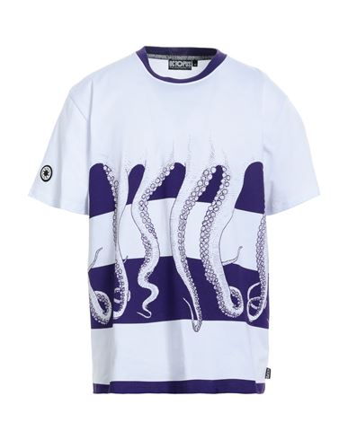 Octopus Man T-shirt White Size M Cotton