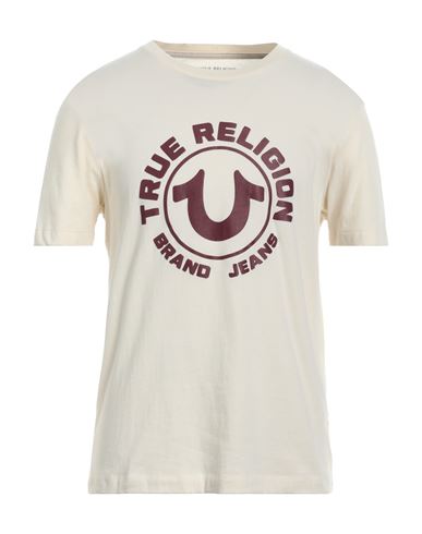 True Religion Man T-shirt Beige Size Xxl Cotton