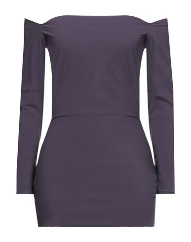 Chiara Boni La Petite Robe Woman T-shirt Purple Size 8 Polyamide, Elastane