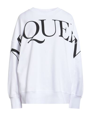 Alexander Mcqueen Sweatshirt With Logo Print In White