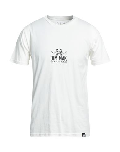 Dim Mak Man T-shirt White Size S Cotton