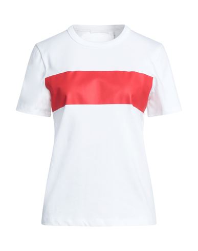 Helmut Lang Woman T-shirt White Size L Cotton