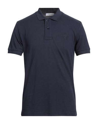 Trussardi Collection Man Polo Shirt Navy Blue Size 3xl Cotton