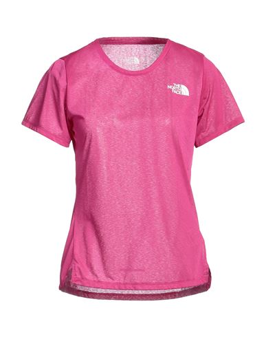 The North Face Woman T-shirt Fuchsia Size M Polyester In Pink