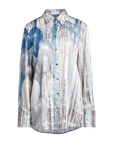 Jw Anderson Woman Shirt Azure Size M Polyester In Blue