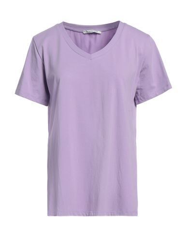 Le Streghe Woman T-shirt Light Purple Size M Cotton, Elastane