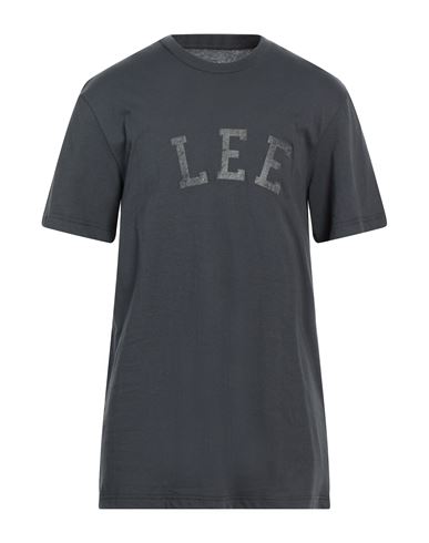 Lee Man T-shirt Lead Size 4xl Cotton In Grey