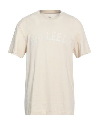 Lee Man T-shirt Beige Size 4xl Cotton