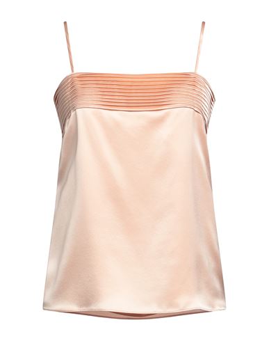 Shop Max Mara Woman Top Pink Size 4 Acetate, Silk, Polyamide