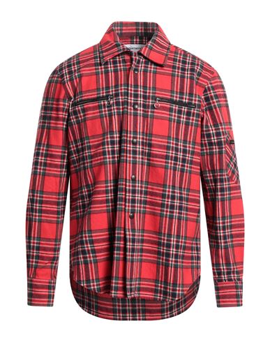 Department Five Department 5 Man Shirt Red Size Xl Cotton
