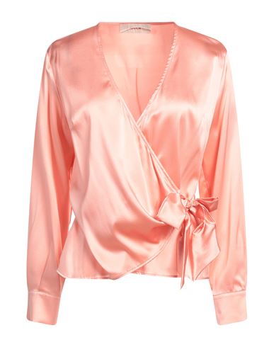 Jucca Woman Shirt Blush Size 10 Silk, Elastane In Pink