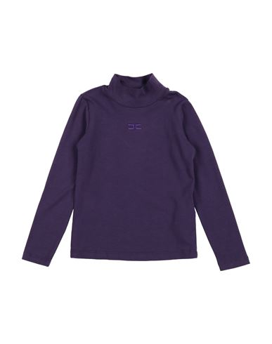 Elisabetta Franchi Babies'  Toddler Girl T-shirt Purple Size 4 Cotton, Elastane