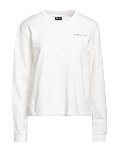 Freddy Woman Sweatshirt White Size L Cotton