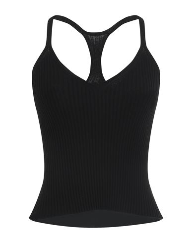 Vicolo Woman Top Black Size Onesize Viscose, Polyester