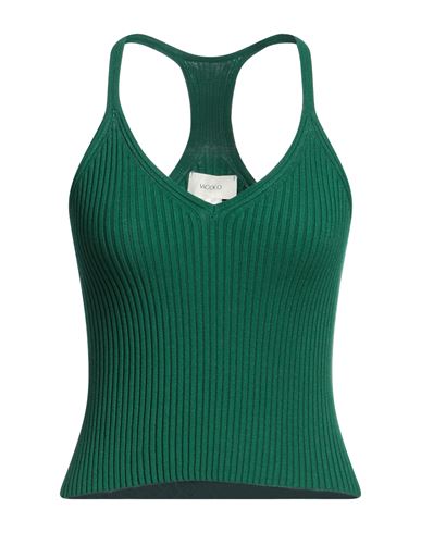 VICOLO VICOLO WOMAN TOP EMERALD GREEN SIZE ONESIZE VISCOSE, POLYESTER 