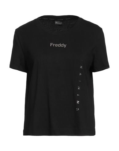 Freddy Woman T-shirt Black Size L Cotton