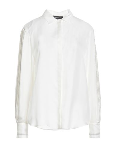 Fabiana Filippi Woman Shirt Cream Size 10 Silk In White