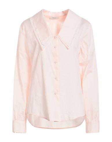 Balia 8.22 Woman Shirt Light Pink Size 10 Cotton, Silk