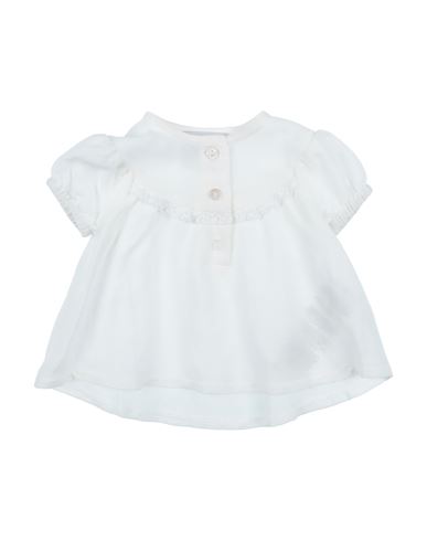 Le Petit Coco Babies'  Newborn Girl Top Ivory Size 1 Viscose, Linen In White