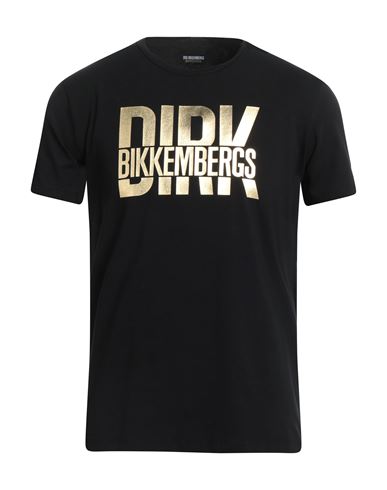 Dirk Bikkembergs Man T-shirt Black Size L Cotton, Elastane