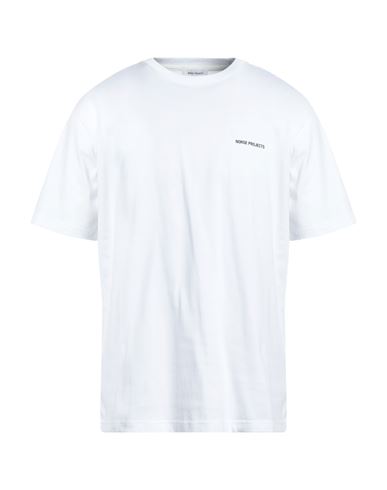 Shop Norse Projects Man T-shirt White Size Xl Cotton