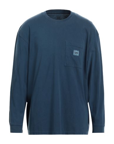 Lee Man T-shirt Slate Blue Size Xxl Cotton