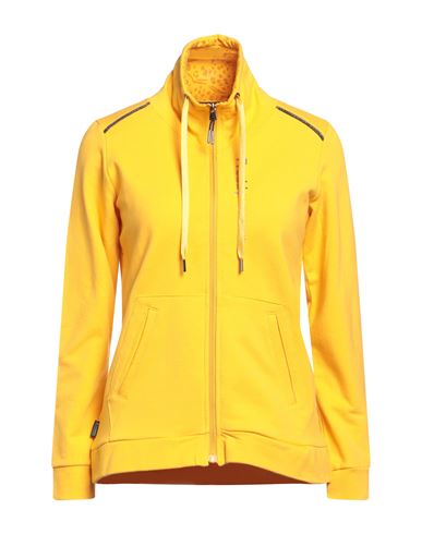 Freddy Woman Sweatshirt Ocher Size S Cotton, Elastane In Yellow