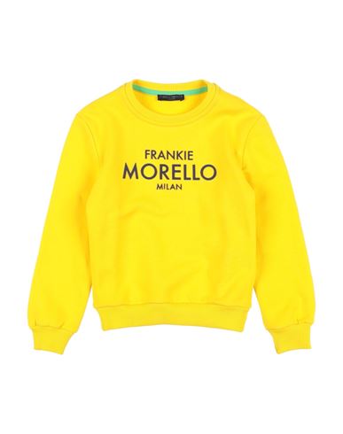 Frankie Morello Babies'  Toddler Boy Sweatshirt Yellow Size 7 Cotton