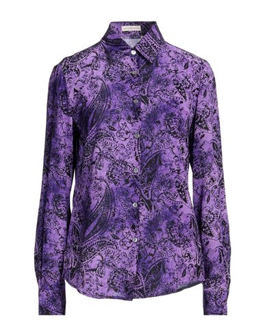Camicettasnob Woman Shirt Purple Size 10 Viscose