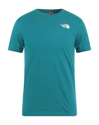 The North Face Man T-shirt Deep Jade Size Xl Cotton In Green