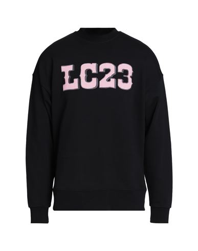 Lc23 Western Logo Sweatshirt Man Sweatshirt Black Size Xl Cotton