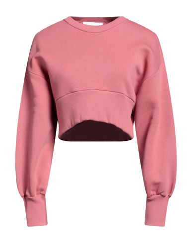 Solotre Woman Sweatshirt Salmon Pink Size 2 Cotton, Polyester | ModeSens