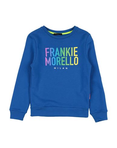 Frankie Morello Babies'  Toddler Boy Sweatshirt Azure Size 7 Cotton In Blue