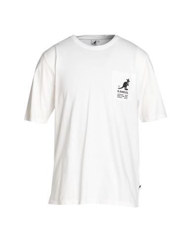 Shop Kangol Man T-shirt White Size Xxl Cotton